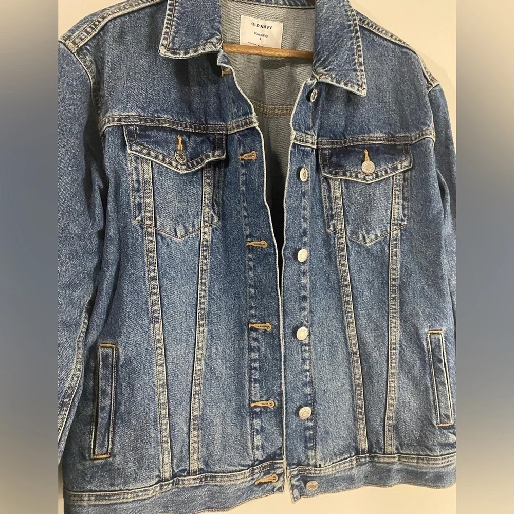 Old Navy - Boy Friend Blue Jean jacket - Picture 3 of 9